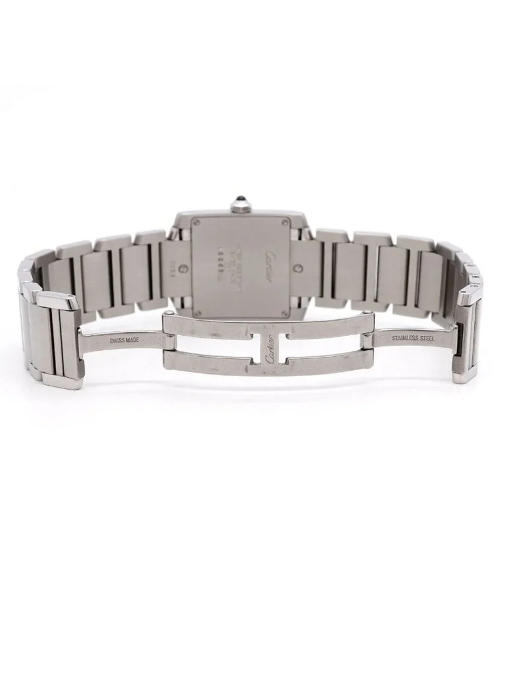Cartier Tank Francaise MM Ivory Dial Watch